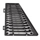 15pc Ratcheting Combo Wrench Set -Metric - 48-22-9516 15pc Ratcheting Combo Wrench Set -Metric - 48-22-9516